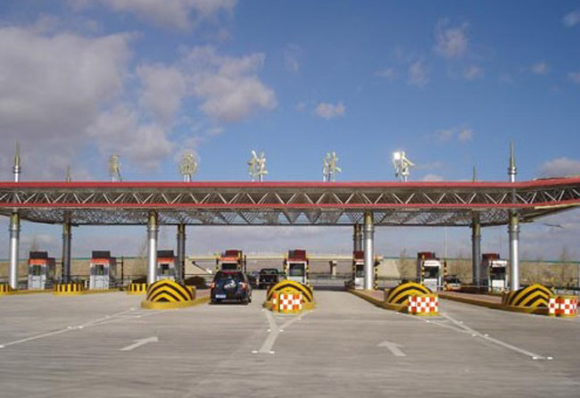 盖州收费站网架工程